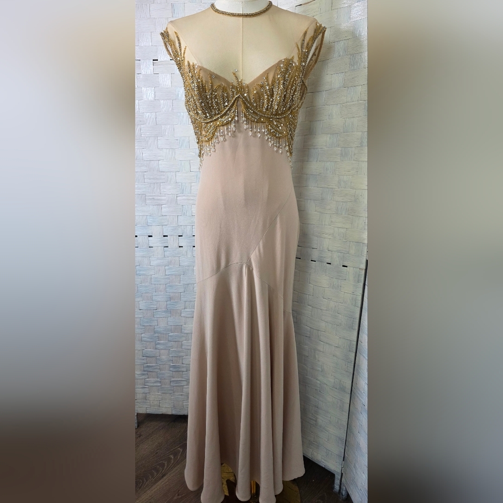 VINTAGE 90's SUMIKO OF AMERICA GOWN - Picture 3 of 12